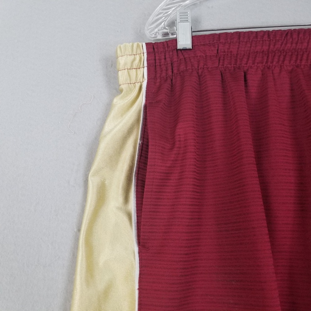 Colosseum Shorts Mens XXL Garnet‎ FSU Seminoles Athletic Mesh Florida State NCAA - Picture 2 of 11